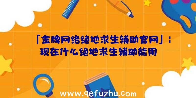 「金牌网络绝地求生辅助官网」|现在什么绝地求生辅助能用